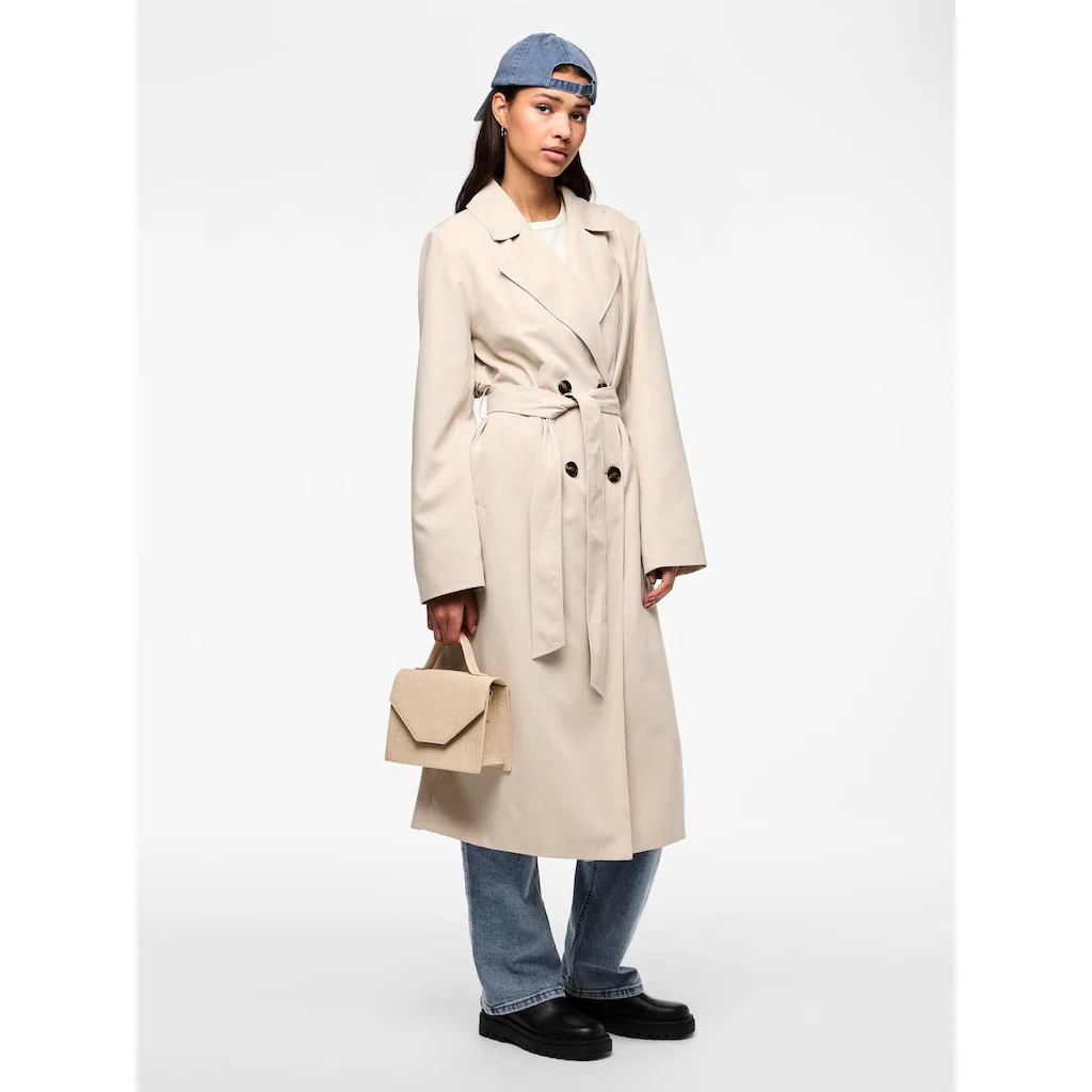 Pieces Trenchcoat »PCSCARLETT LS TRENCHCOAT NOOS«