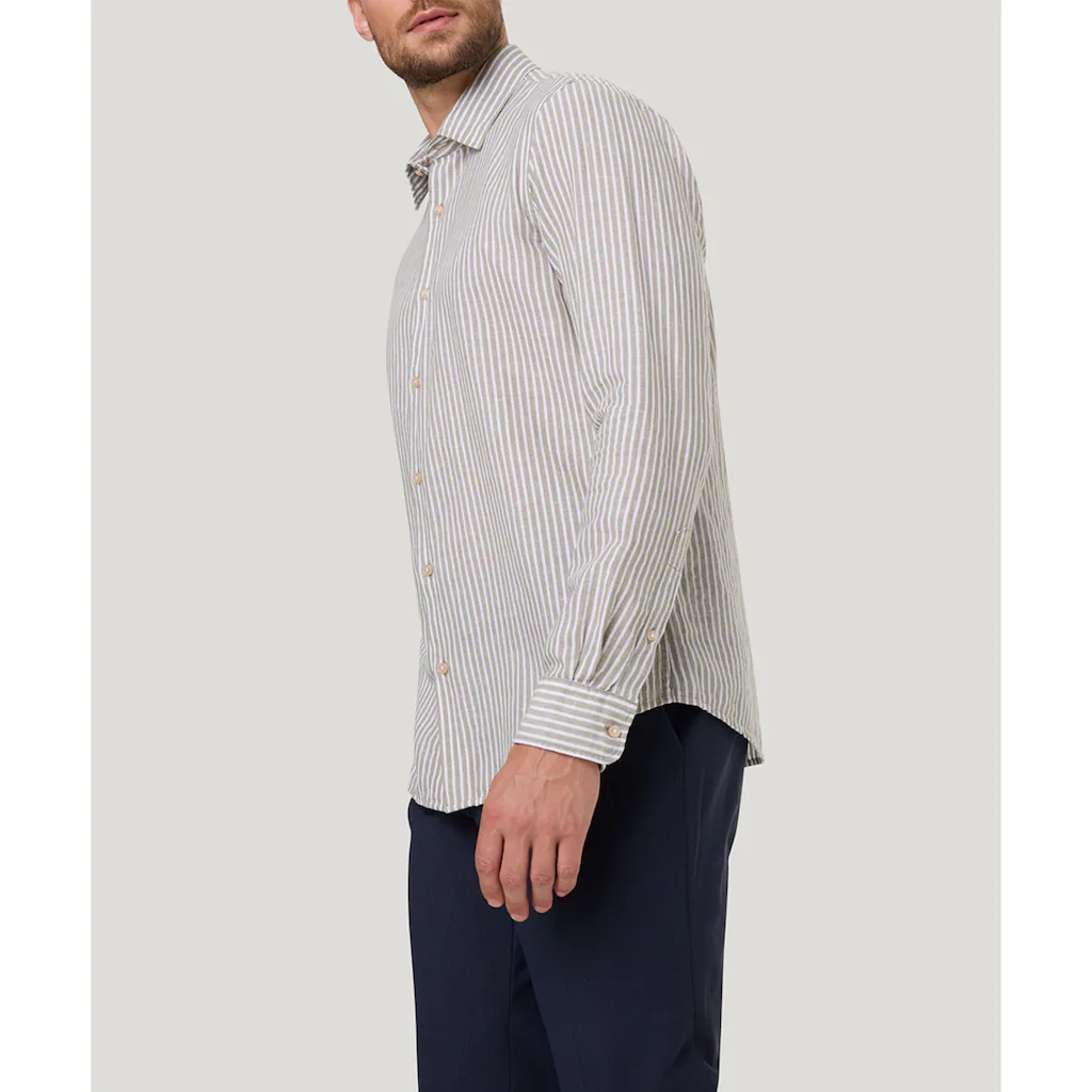 Pierre Cardin Langarmhemd »Kent MF TW106« Mit Streifen Muster