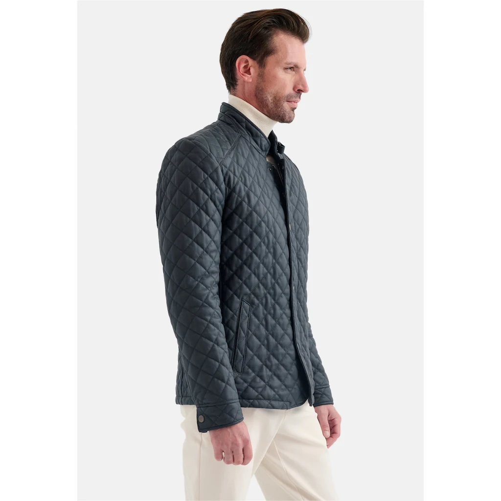 Pierre Cardin Lederjacke Mit Stehkragen