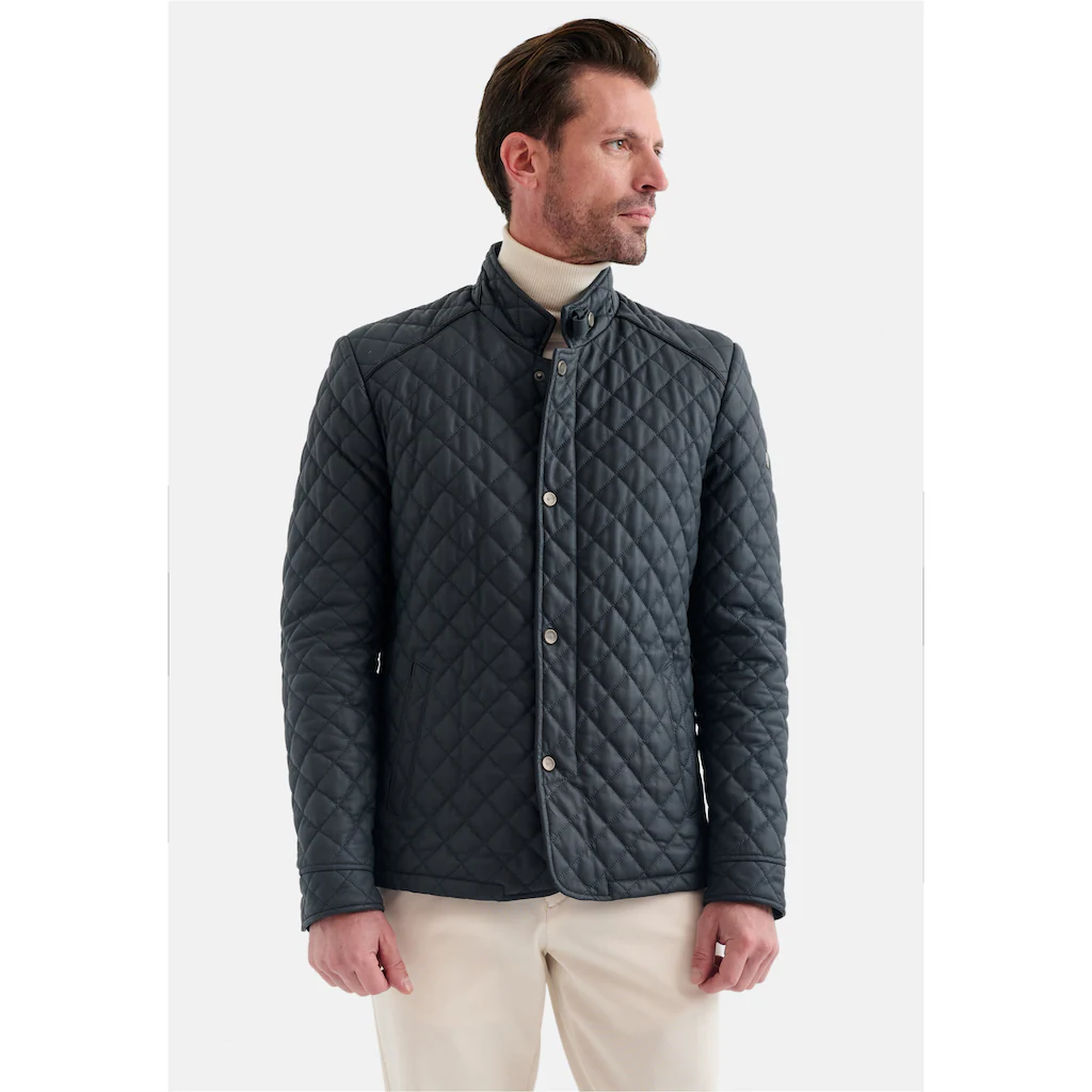 Pierre Cardin Lederjacke mit Stehkragen