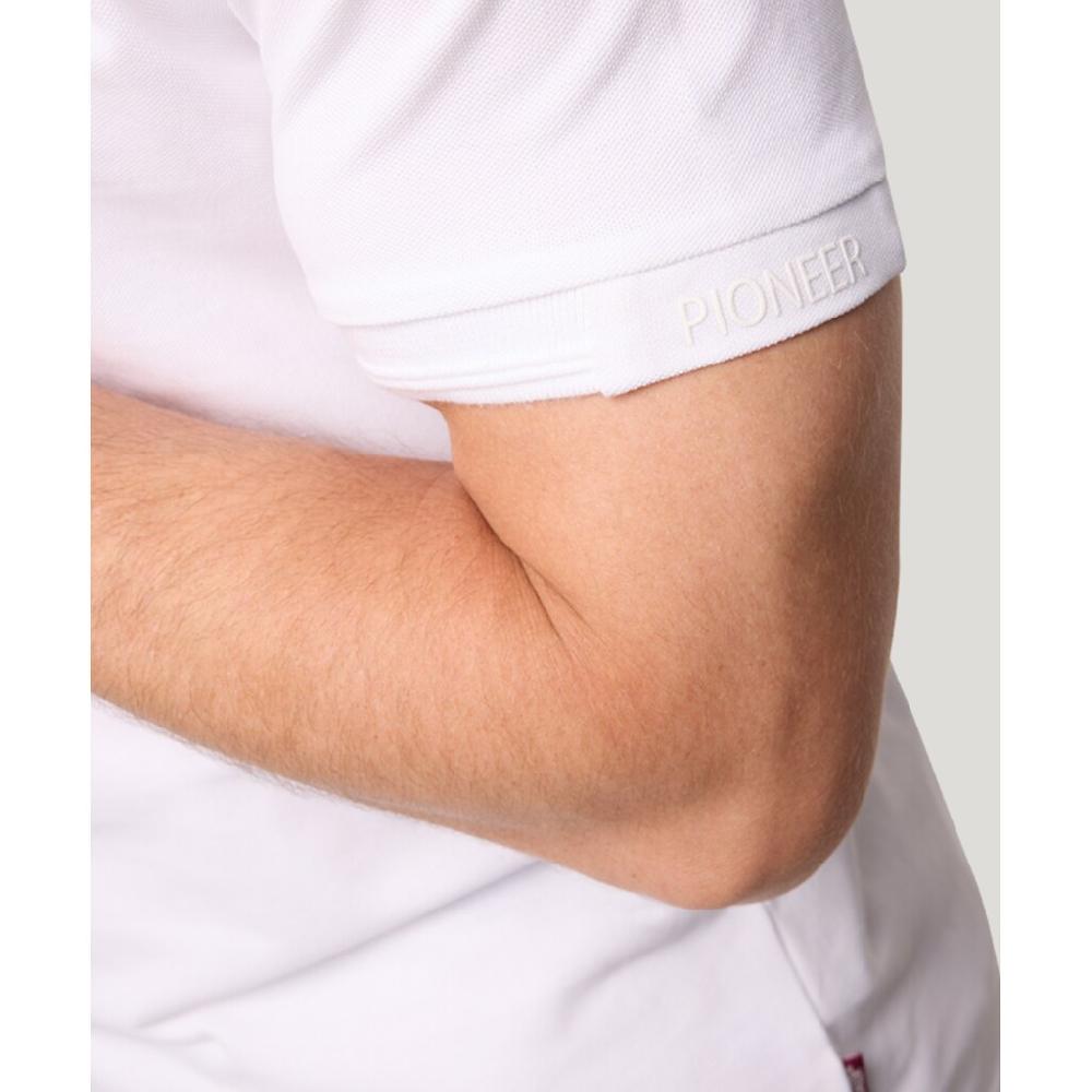 Pioneer Authentic Jeans Poloshirt Mit Logostickerei ▷ Kaufen