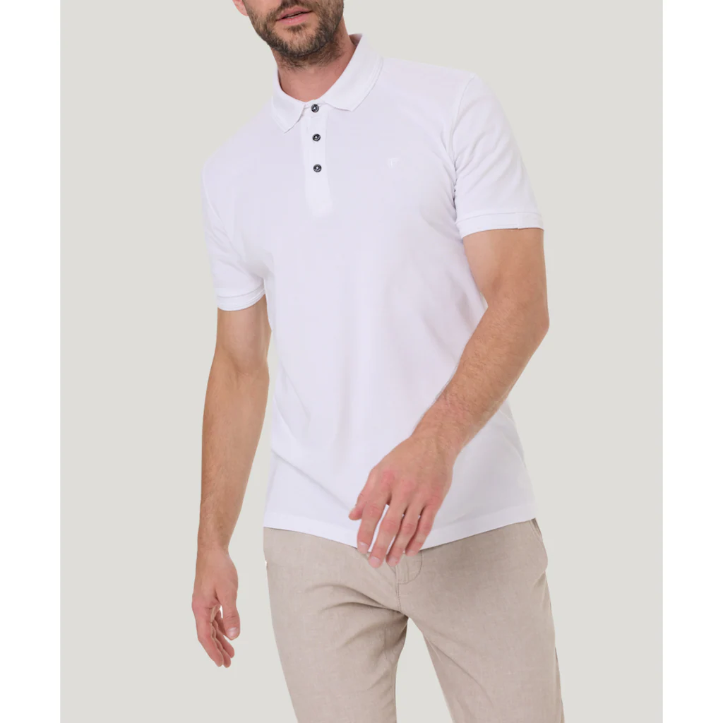 Pioneer Authentic Jeans Poloshirt mit Logostickerei ▷ kaufen