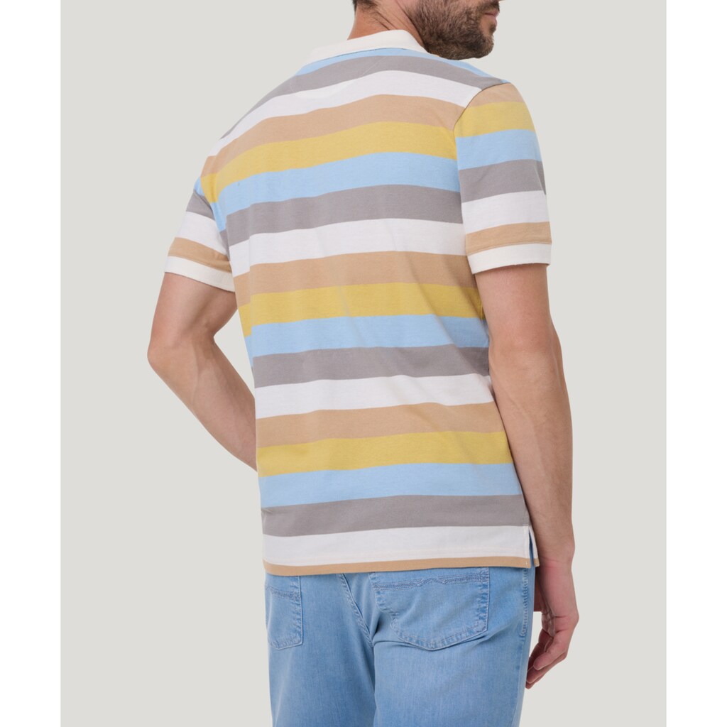 Pioneer Authentic Jeans Poloshirt Mit Streifenmuster ▷ Für