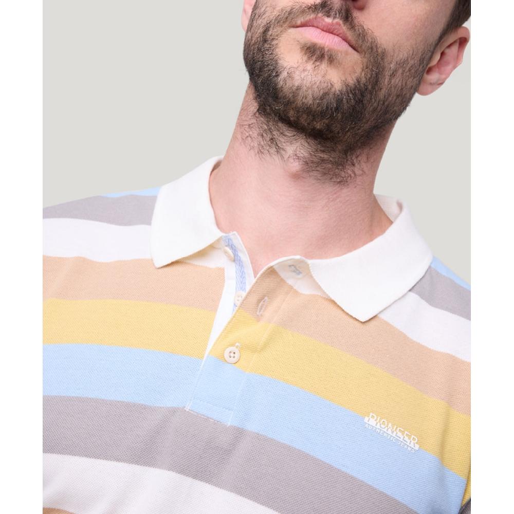 Pioneer Authentic Jeans Poloshirt Mit Streifenmuster ▷ Für