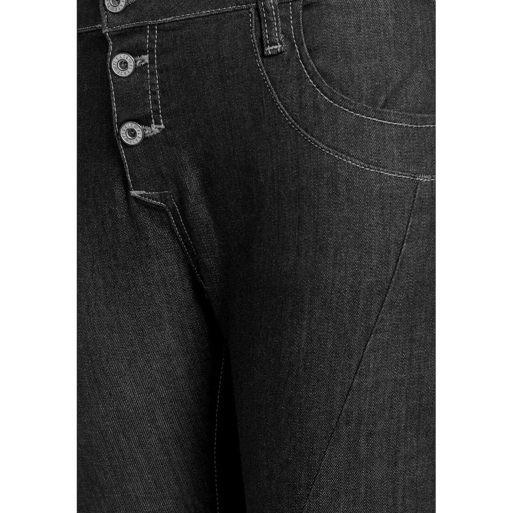Please Jeans 5-Pocket-Jeans Sichtbare Knopfleiste