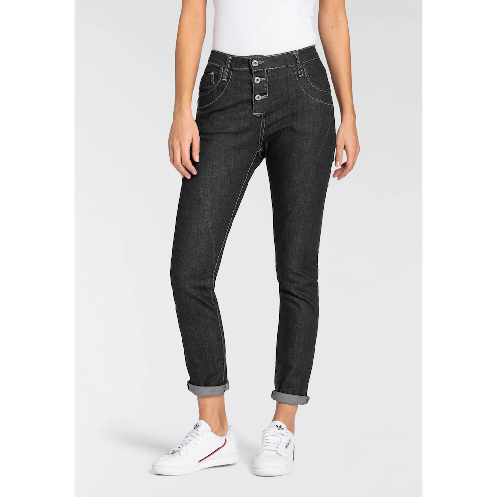 Please Jeans 5-Pocket-Jeans Sichtbare Knopfleiste