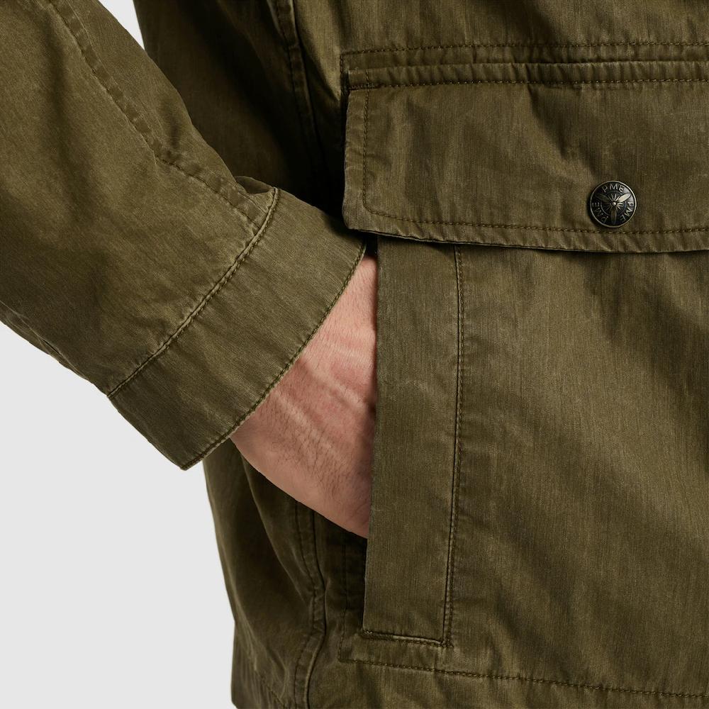 PME LEGEND Canvasjacke Mit Aufgesetzten 2- Wegetaschen ▷ Für