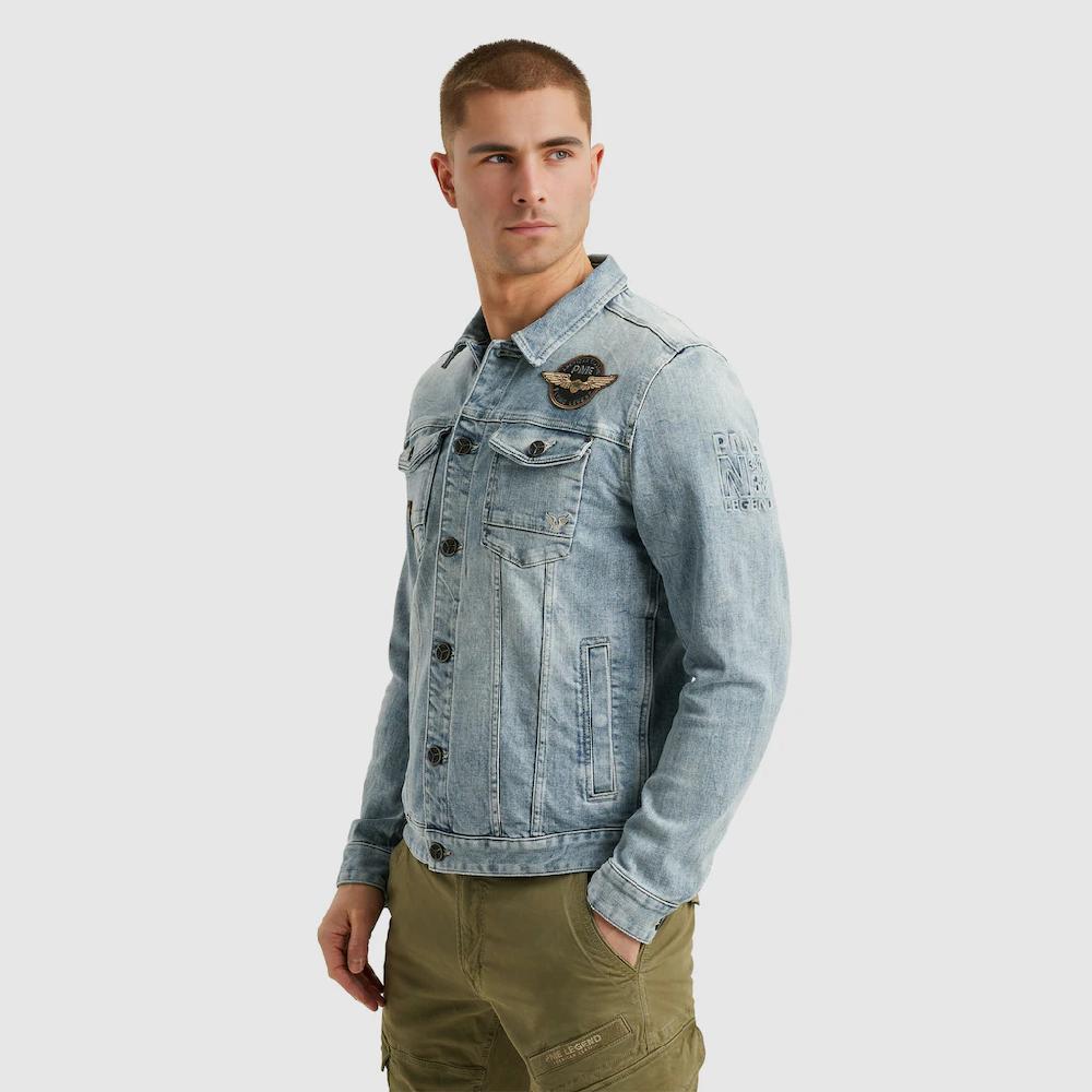 PME LEGEND Jeansjacke Ohne Kapuze Mit Logo Stickereien ▷ Kaufen