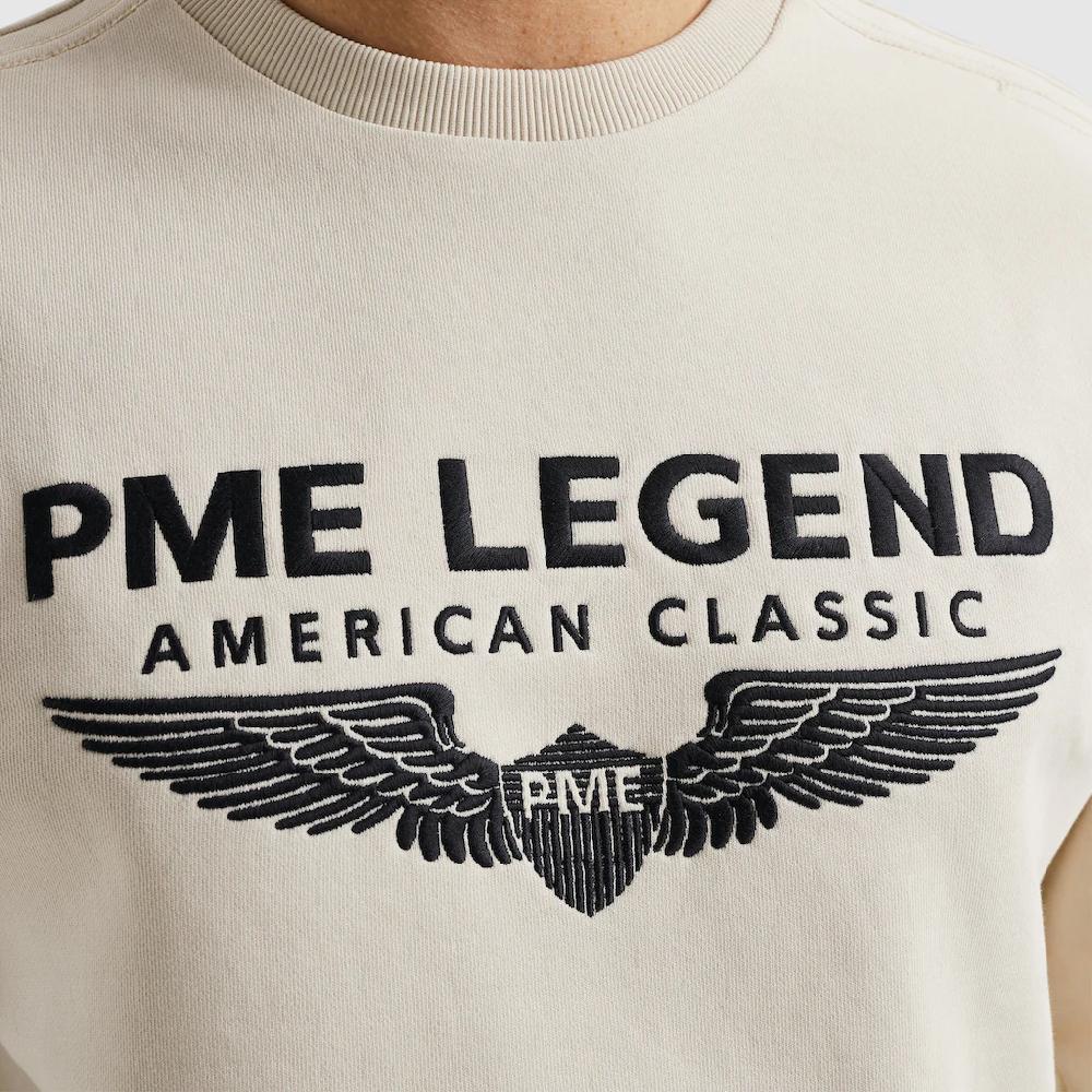 PME LEGEND Sweatshirt »Crewneck Soft Terry With Logo« Mit Logo Stickerei ▷ Kaufen