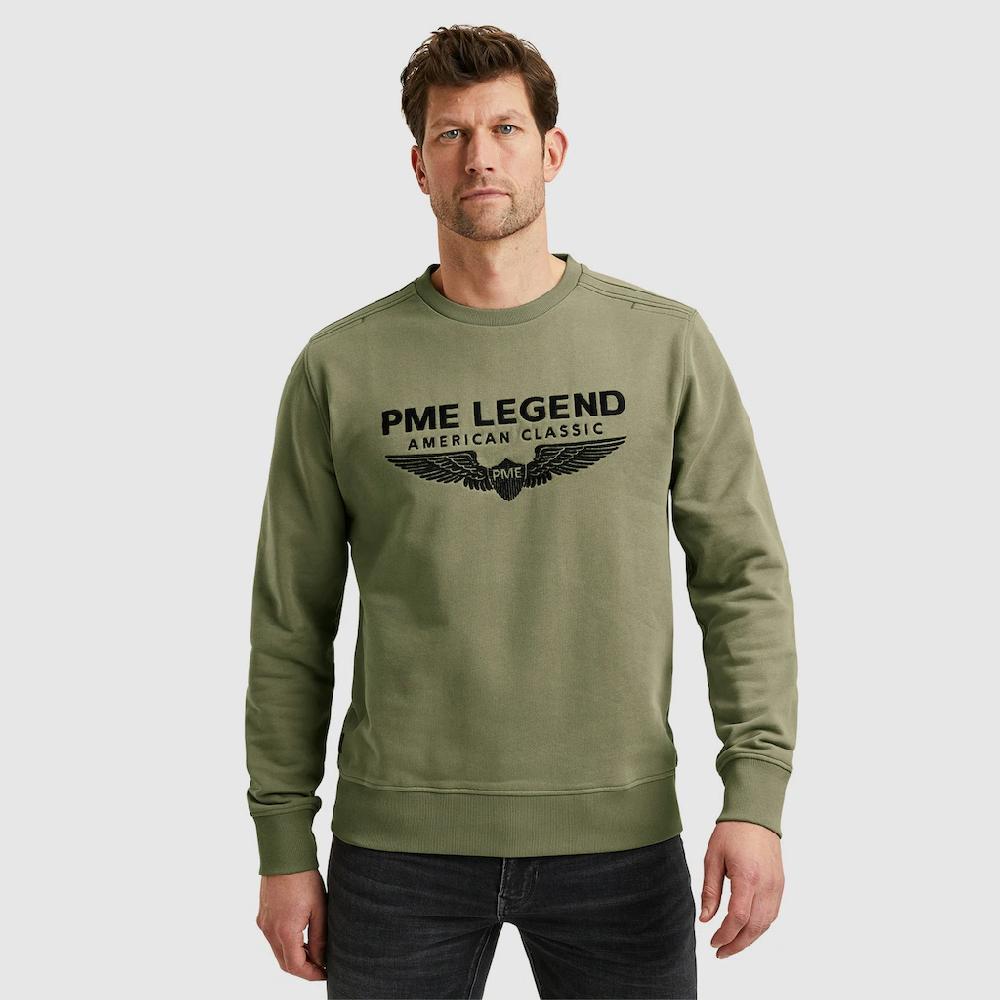PME LEGEND Sweatshirt »Crewneck soft terry with logo« mit Logo Print ▷ bestellen