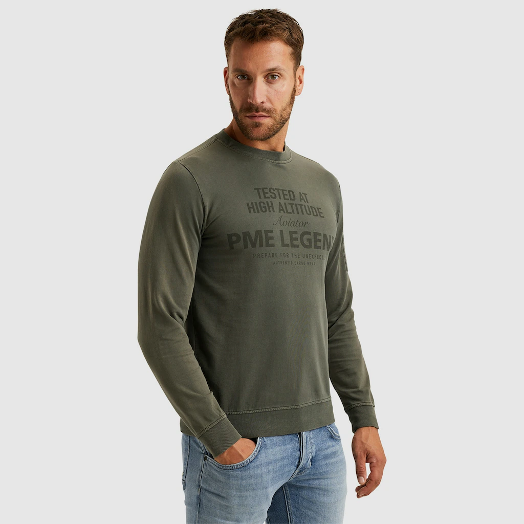PME LEGEND Sweatshirt Mit Logo Schriftzug ▷ Bestellen
