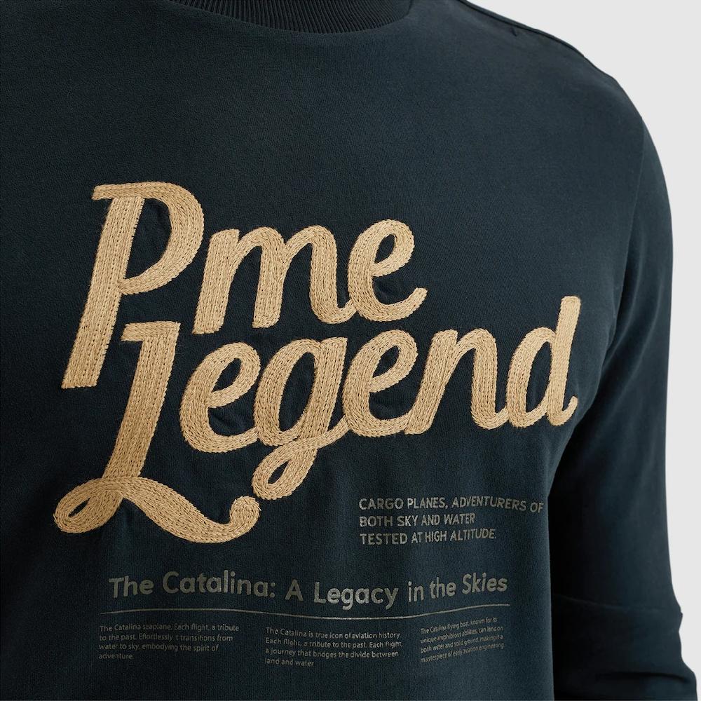 PME LEGEND Sweatshirt Mit Logo Stickerei Und Print ▷ Bestellen