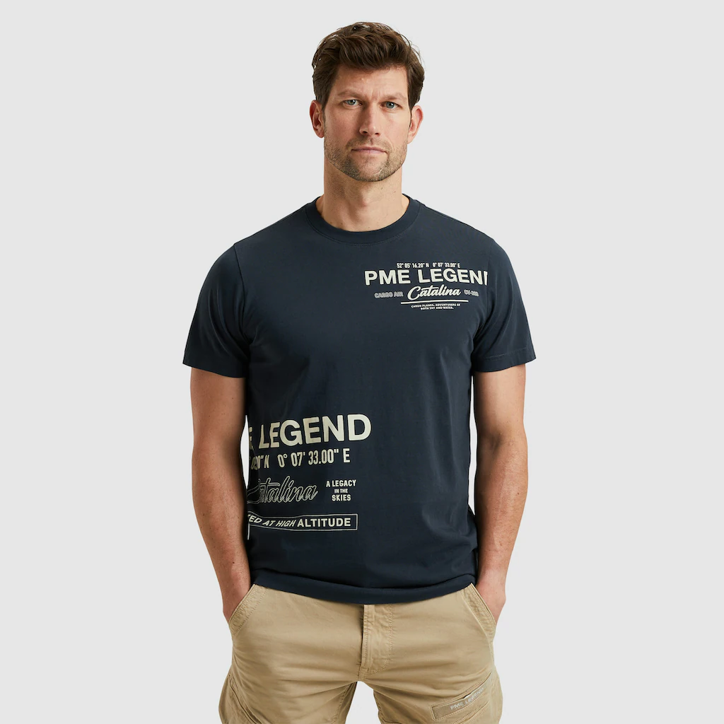 PME LEGEND T-Shirt mit All-Over Print