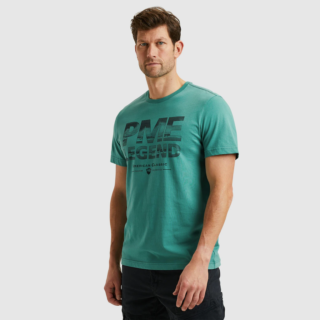 PME LEGEND T-Shirt Mit Logo Schriftzug