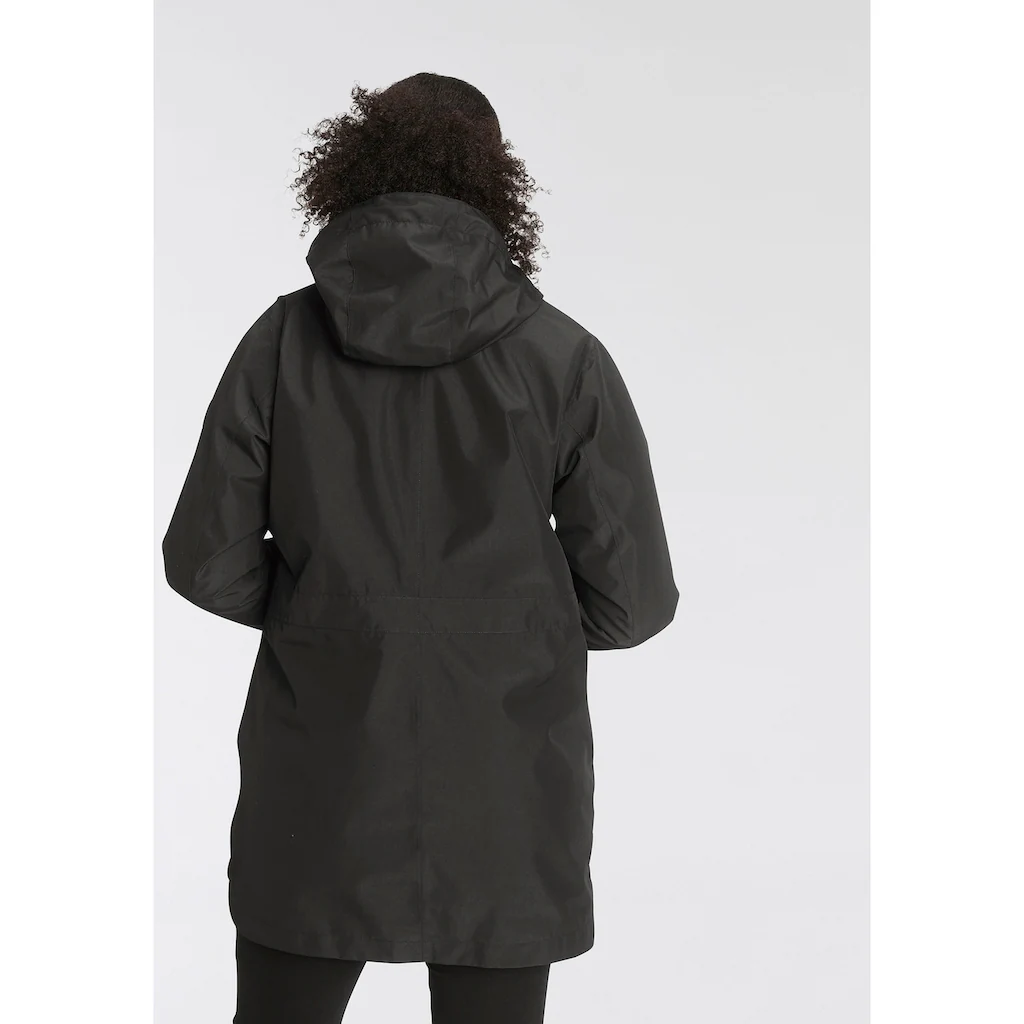 Polarino 3-in-1-Funktionsjacke »Große Größen« Mit Kapuze Wasserdicht Winddicht Und Atmungsaktiv. Wassersäule 3000mm