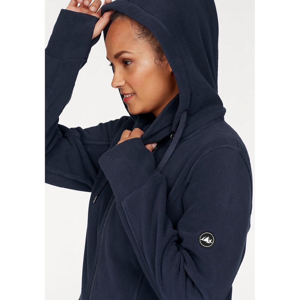 Polarino Fleecejacke Mit Kapuze Für Kalte Tage Aus Fleece Sportlicher Stil Atmungsaktiv