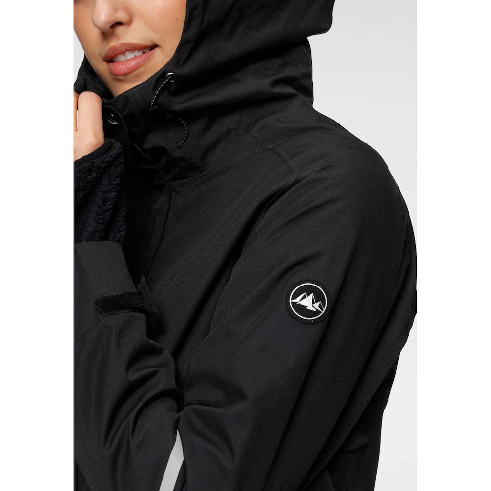 Polarino Regenjacke Mit Kapuze Für Übergang Und Regenwetter Mit Regulierbarem Elastikband