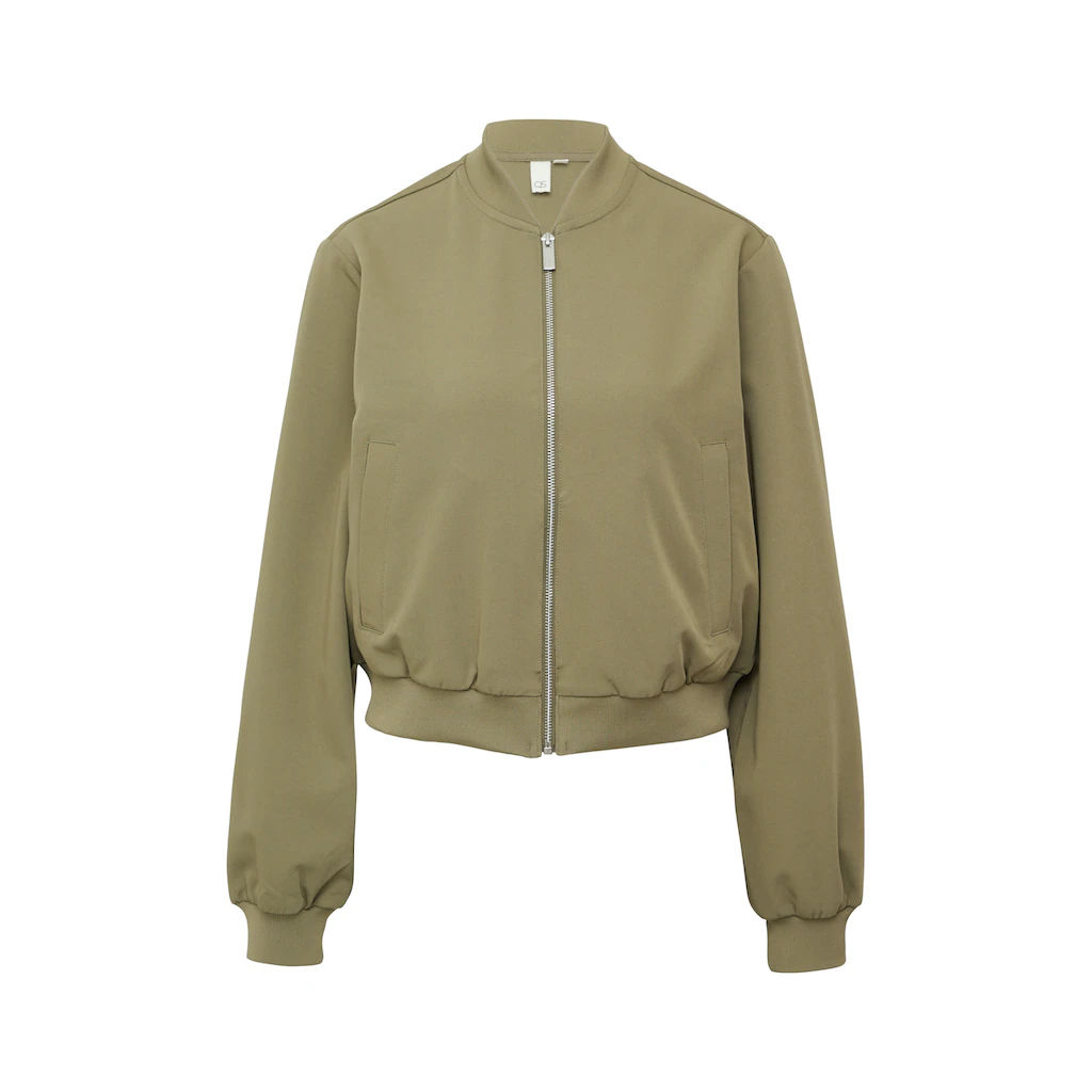 QS Blouson Mit Rippbündchen