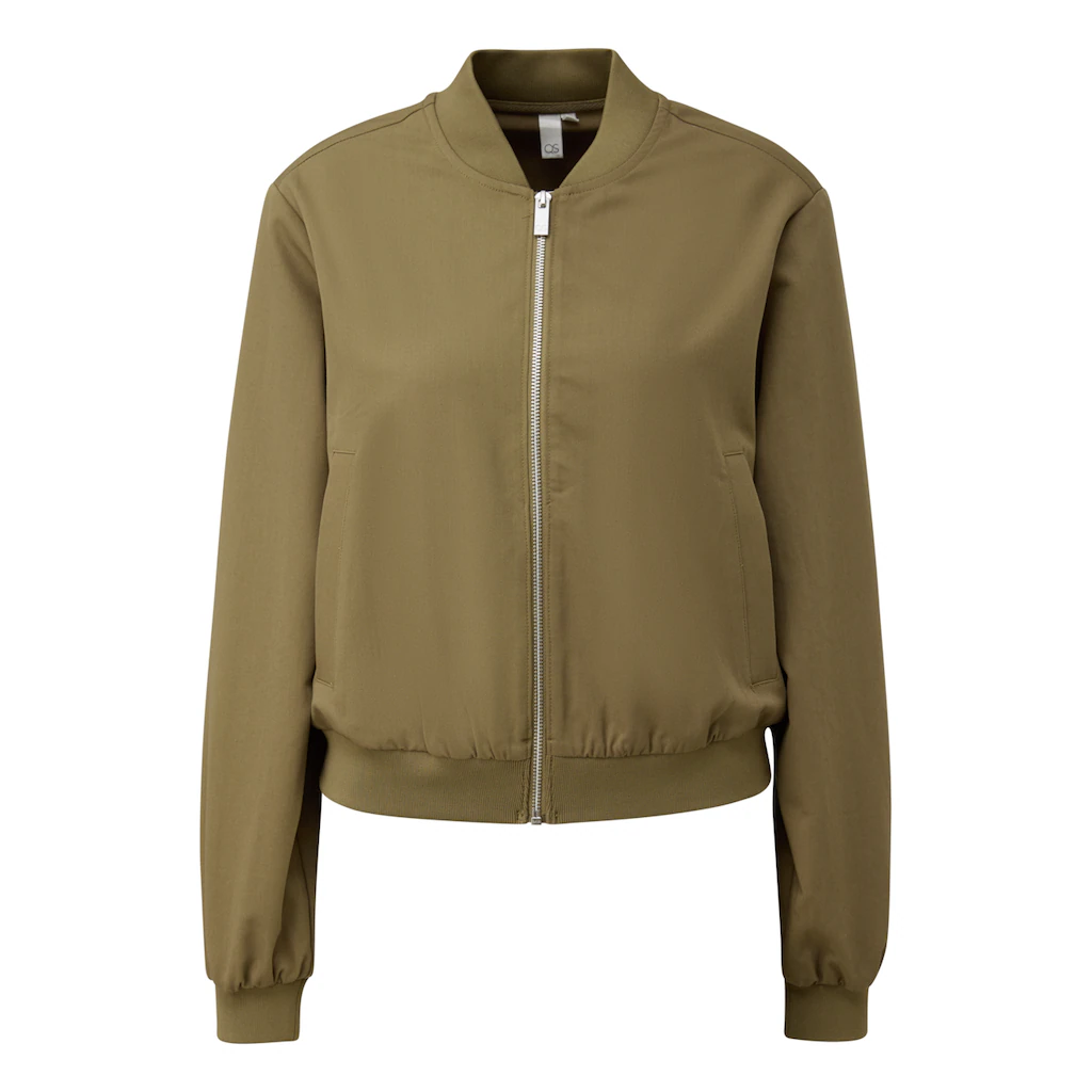 QS Blouson Mit Rippbündchen