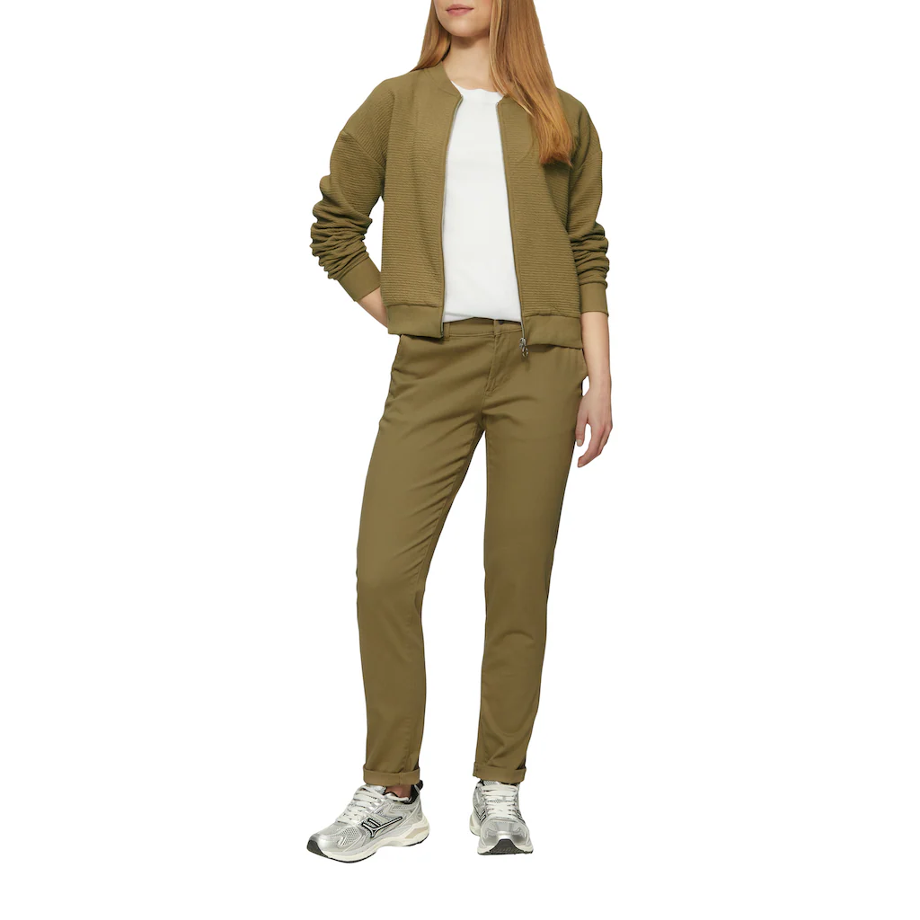 QS Chinohose Aus Baumwollstretch