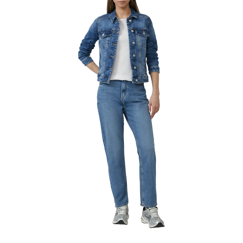 QS Jeansjacke Ohne Kapuze Mit Stretch