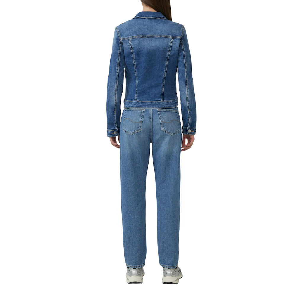 QS Jeansjacke Ohne Kapuze Mit Stretch