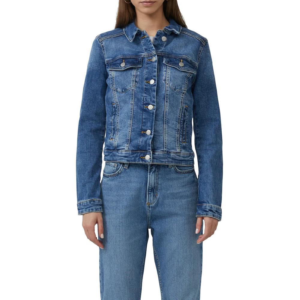 QS Jeansjacke ohne Kapuze mit Stretch