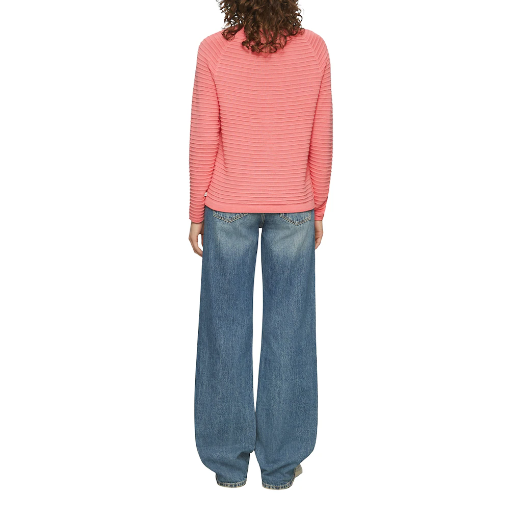 QS Strickpullover Mit Strukturmuster