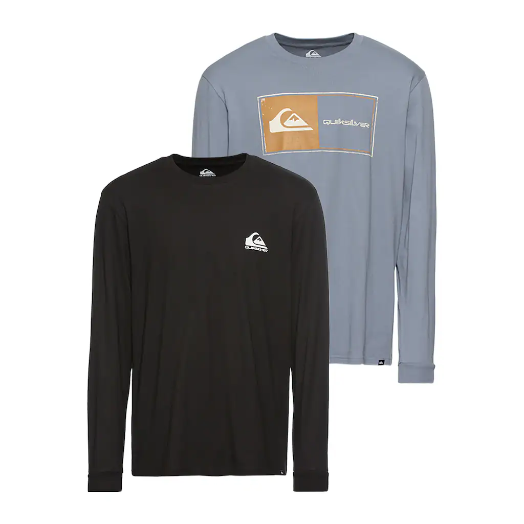 Quiksilver Langarmshirt »CORE LOCK LS TEE PACK YM« (Packung 2 tlg. Doppelpack)