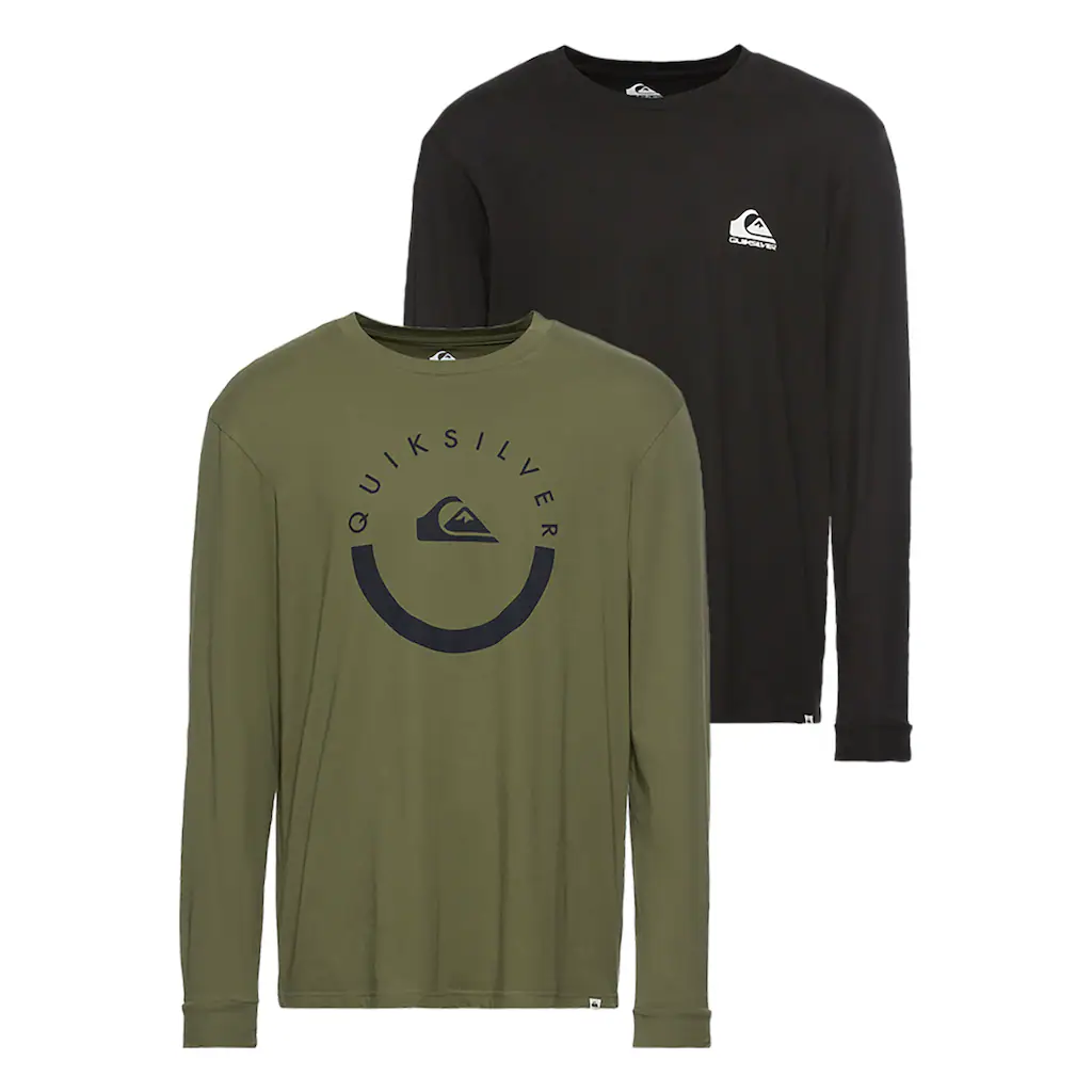 Quiksilver Langarmshirt »MOUNTAIN SUNRISE LS TEE PACK YM« (Packung 2 tlg. 2) Doppelpack