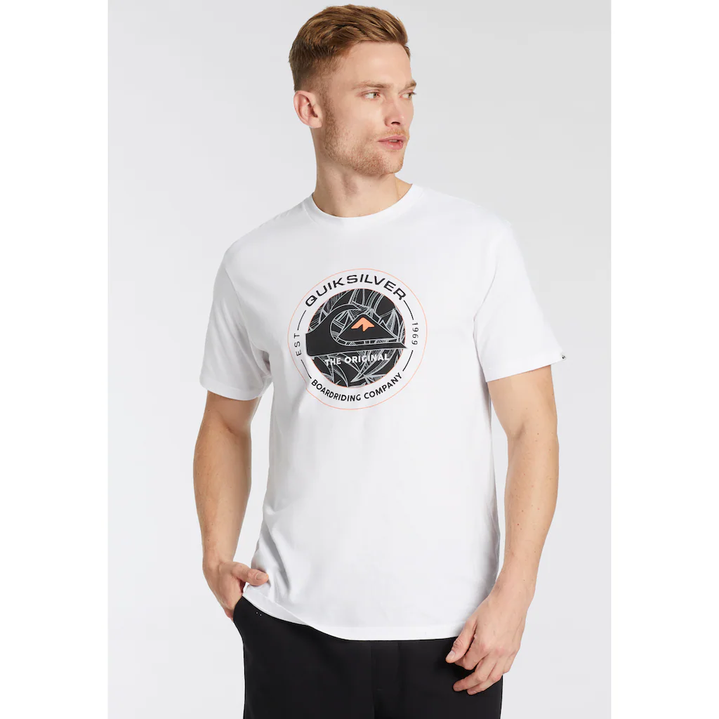 Quiksilver T-Shirt »FLYING DISC UNDERTO SHORT SLEEVE PACK YM« (2 Tlg.) Doppelpack T-Shirt Mit Print