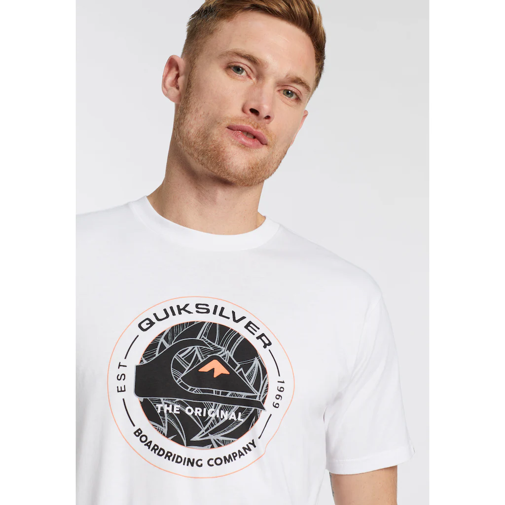 Quiksilver T-Shirt »FLYING DISC UNDERTO SHORT SLEEVE PACK YM« (2 Tlg.) Doppelpack T-Shirt Mit Print