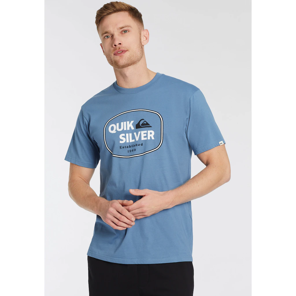 Quiksilver T-Shirt »JUST FRAMED LOCKUP SHORT SLEEVE PACK YM« (2 Tlg.) Doppelpack T-Shirt Mit Print 2 Stk