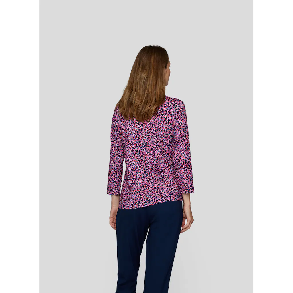 Rabe 3/4-Arm-Shirt Mit Grafischem Muster