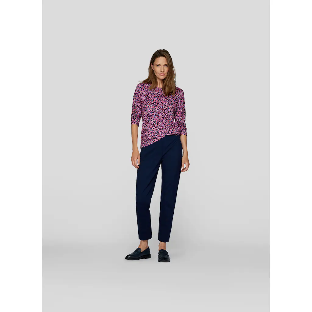 Rabe 3/4-Arm-Shirt Mit Grafischem Muster