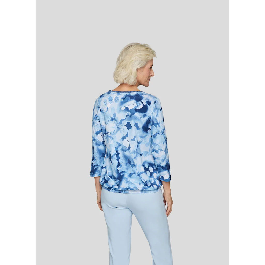Rabe Print-Shirt »Rabe 3/4-Arm-Shirt Mit Aquarell-Muster«