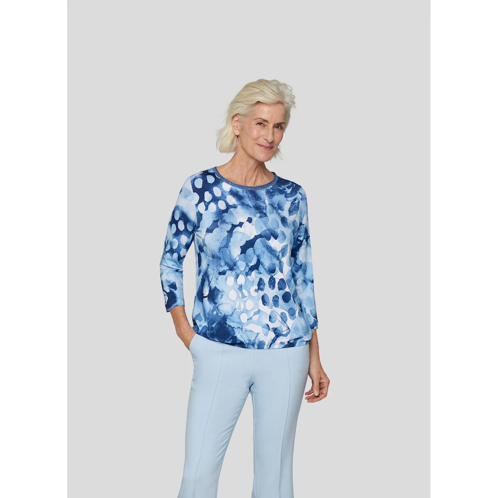 Rabe Print-Shirt »Rabe 3/4-Arm-Shirt mit Aquarell-Muster«