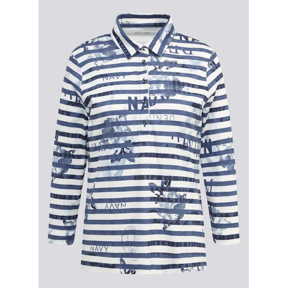 Rabe Print-Shirt »Rabe Maritimes Poloshirt Mit Details«