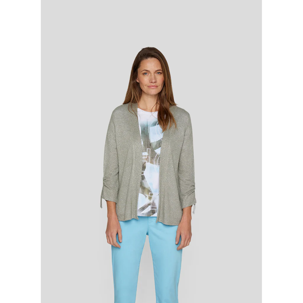 Rabe Strickjacke »Rabe Elegante Jacke in schimmernder Optik«