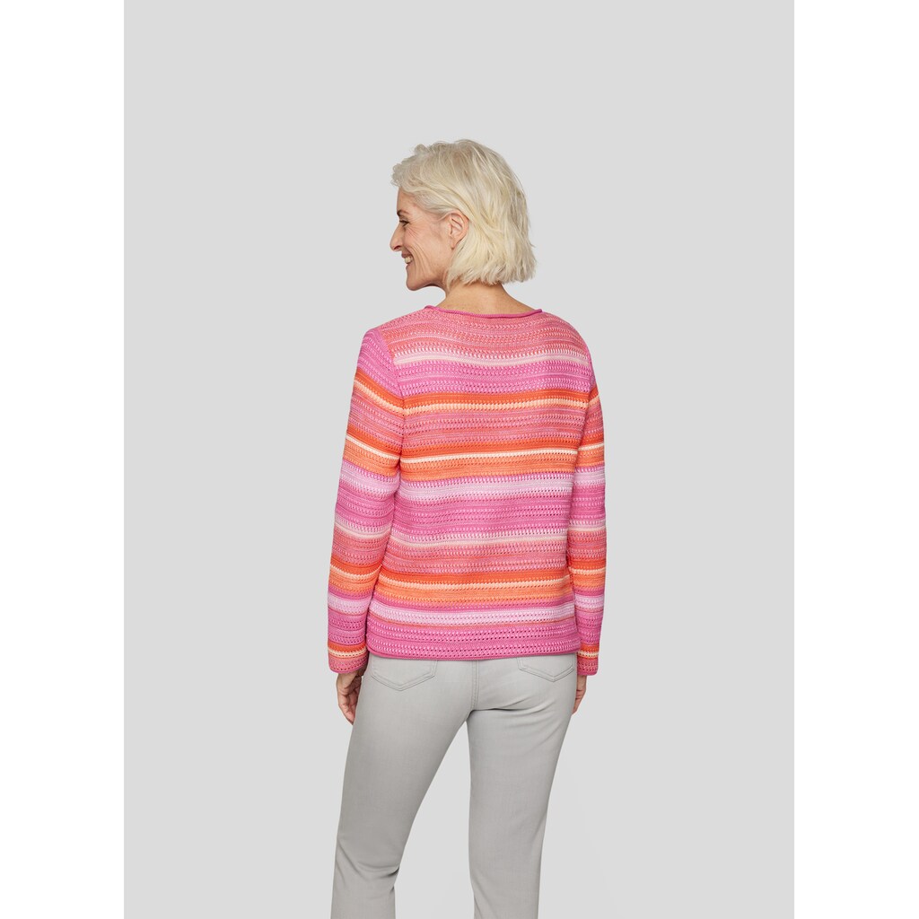 Rabe Strickpullover »Rabe Farbenfroher Strickpullover«