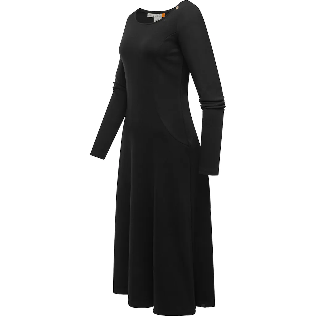 Ragwear A-Linien-Kleid »Appero Long« Stylisches Langarm-Kleid Für Den Winter