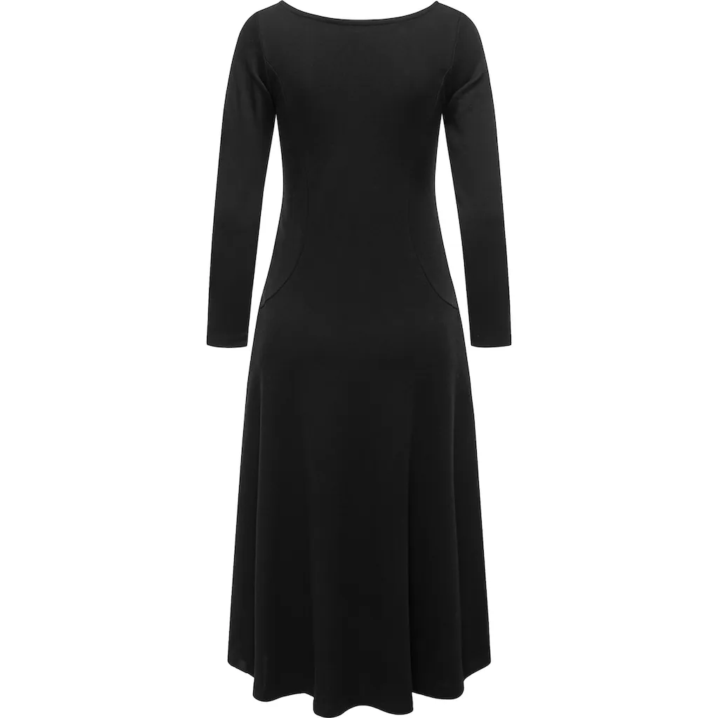 Ragwear A-Linien-Kleid »Appero Long« Stylisches Langarm-Kleid Für Den Winter