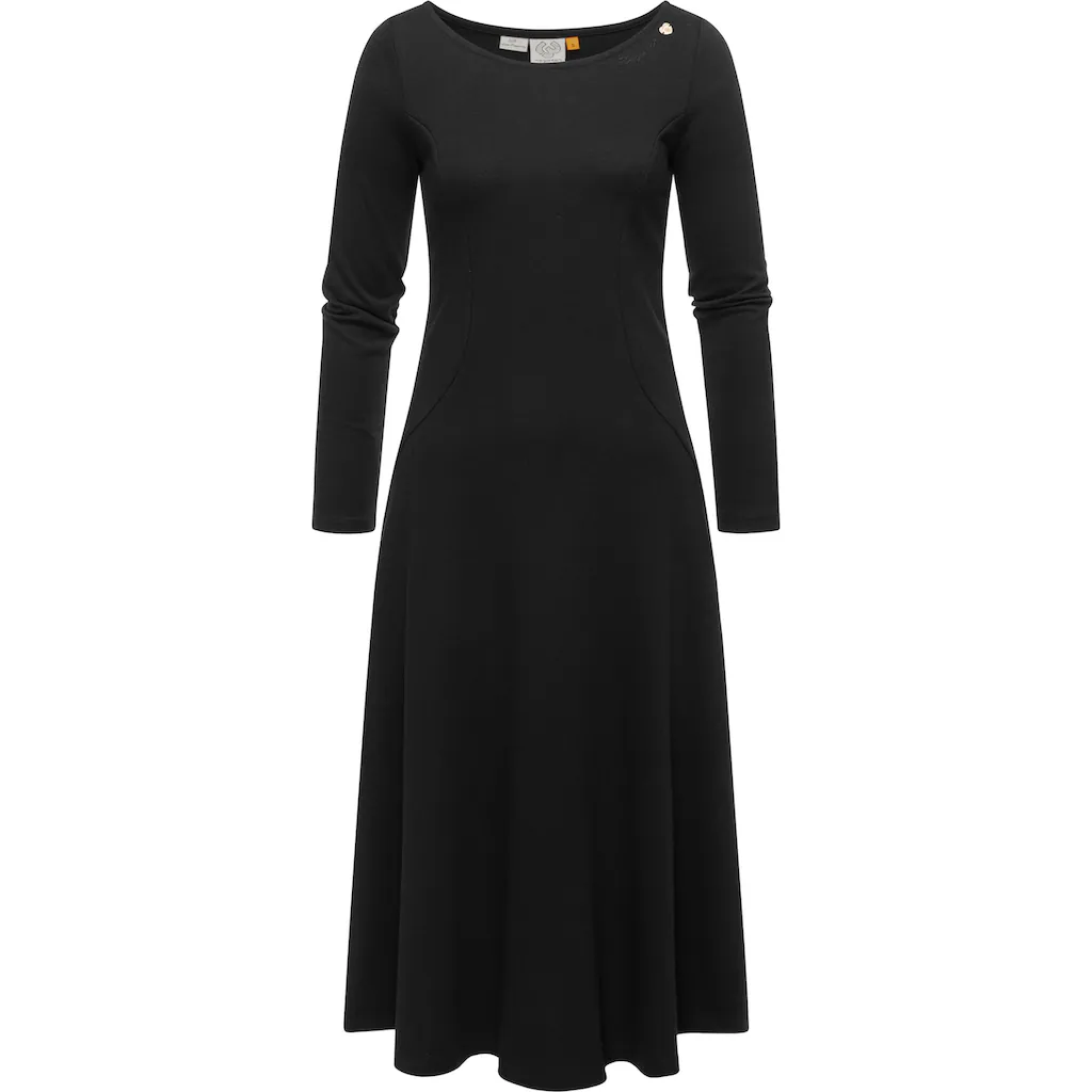 Ragwear A-Linien-Kleid »Appero Long« Stylisches Langarm-Kleid für den Winter