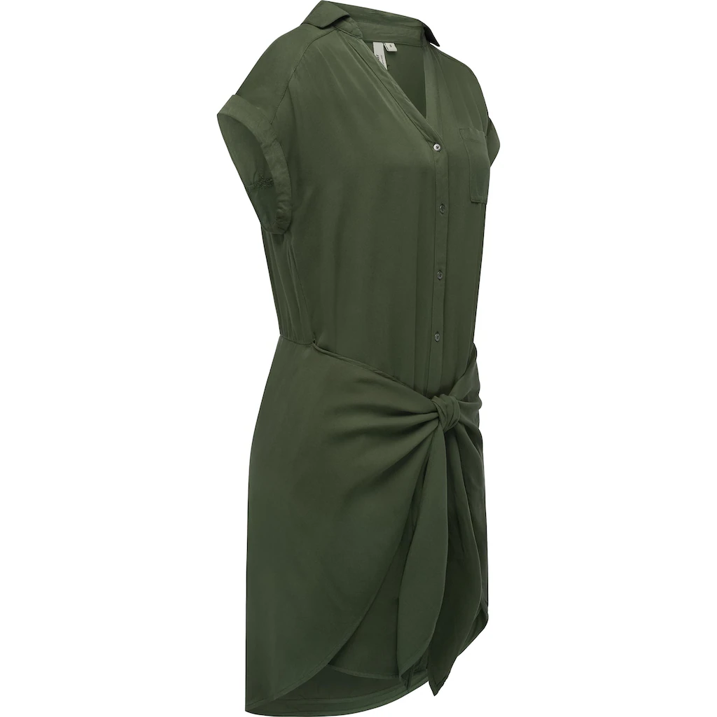 Ragwear Blusenkleid »Bahaya« Stylisches Damen Sommerkleid Mit Bindeband