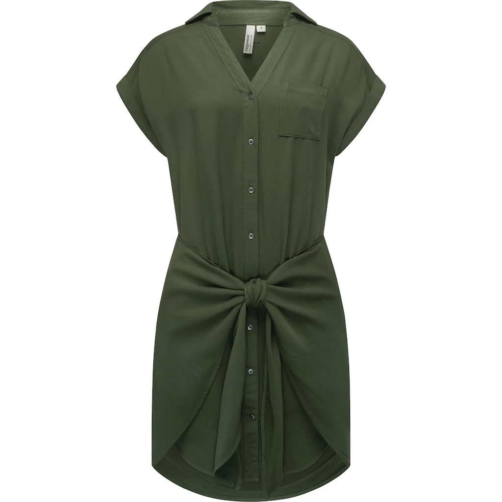 Ragwear Blusenkleid »Bahaya« stylisches Damen Sommerkleid mit Bindeband