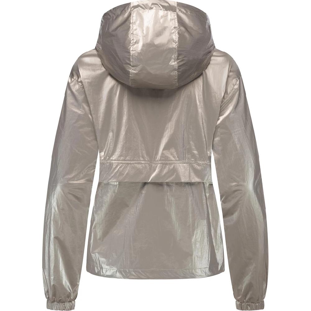 Ragwear Bomberjacke »Cezanna Shine« Mit Kapuze Glänzende Damen Jacke Mit Reflektierendem Metallic-Material