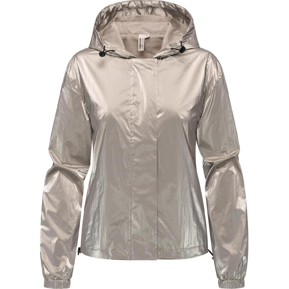Ragwear Bomberjacke »Cezanna Shine« Mit Kapuze Glänzende Damen Jacke Mit Reflektierendem Metallic-Material