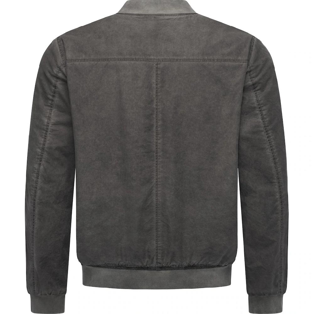 Ragwear Bomberjacke »Daq« Ohne Kapuze Lässige Herren Jacke Kurz Mit Rippstrickbündchen ▷ Für