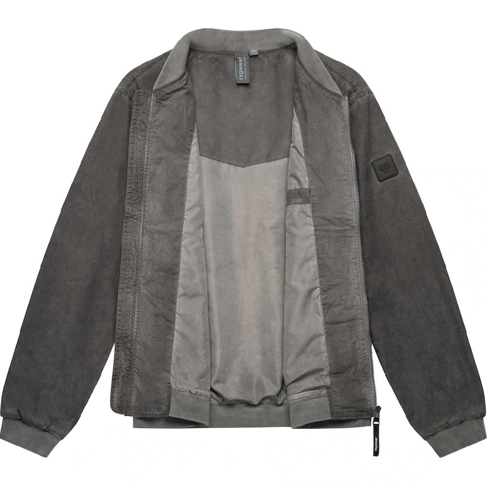 Ragwear Bomberjacke »Daq« Ohne Kapuze Lässige Herren Jacke Kurz Mit Rippstrickbündchen ▷ Für
