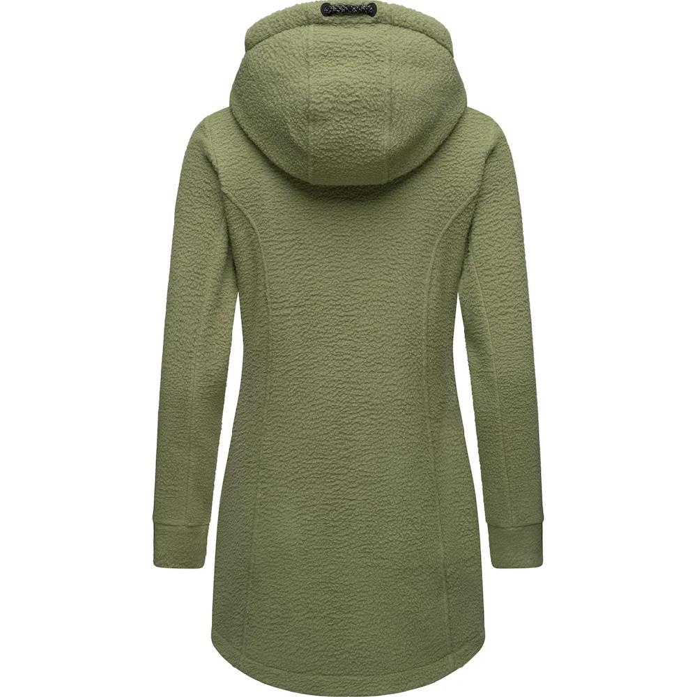 Ragwear Fellimitatmantel »Letti Teddy-Fleece« Kuschelig Weicher Teddyfleece-Mantel